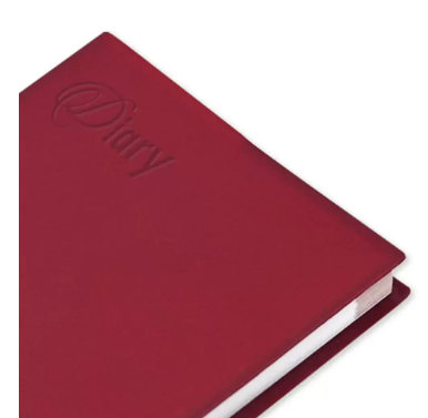 Fis 2024 Pocket Diary English With Pvc Soft Cover Maroon -FSDI09E24MR