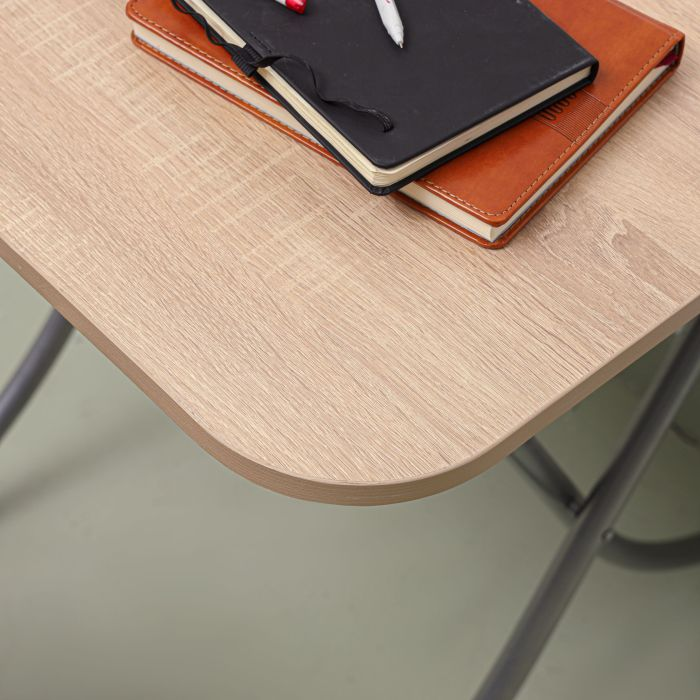 Square Table, 70cm Sanoma Design Portable Table, RF10998 | Square Kitchen Dining Table | Modern Small Coffee Table Living Room Accent Table With Metal Legs