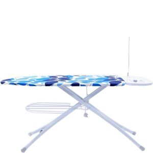 Royalford Mesh Ironing Board With Socket 127X46 Cm - Multicolor