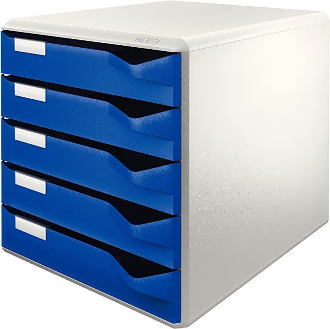 Leitz 5280 Form Set Filing Unit with 5 Drawers A4