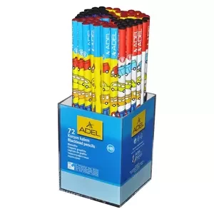 Adel Black Wood Pencils, Robots, Pack of 72 Pcs - ALPE2061130654