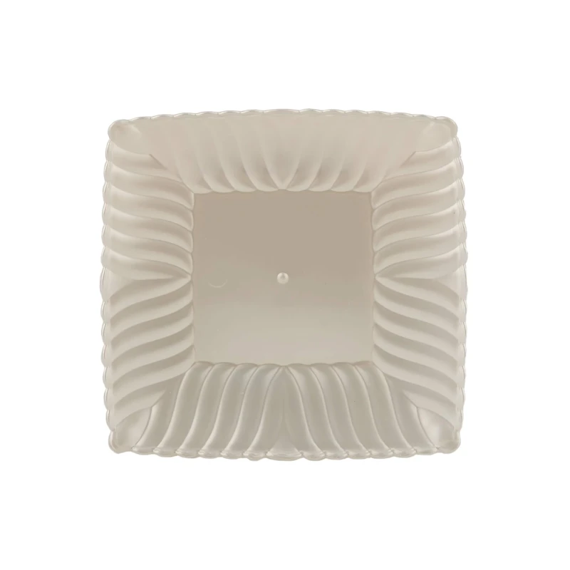 Premium Square Flower Plate 6 Pieces