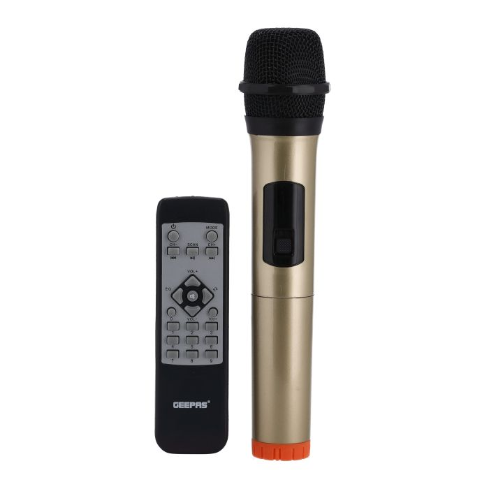 Hi-Fi Speaker With UHF Mic & Remote | USB & BT | GMS11153 | With TF, FM And TWS Functions | Includes Aux/Guitar And MIC Input | 2*12" DJ Speaker