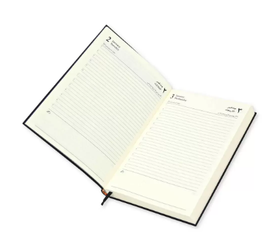 FIS Flexible Diary 2024 (Arabic/English) A5, Black - FSDI131AE24BK