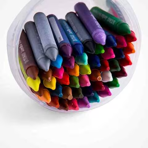Maxi Jumbo Wax Crayons Multicolour 48 PCS