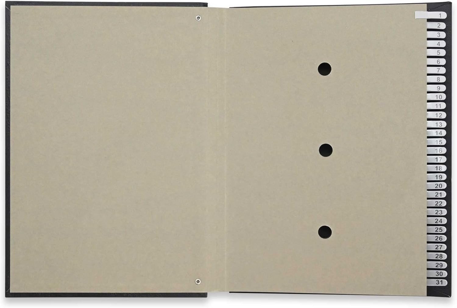 FIS Signature Book, Vinyl Material Cover, 31 Sheets (1-31), Black Color, 240 x 340 mm - FSCL1-31