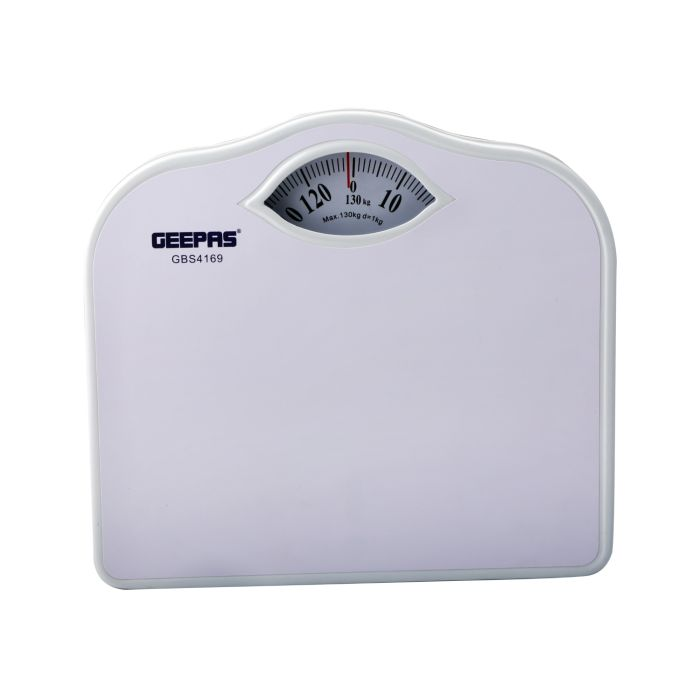 Geepas Weighing Scale - Analogue Manual Mechanical Weighing Machine For Human Bodyweight Machine