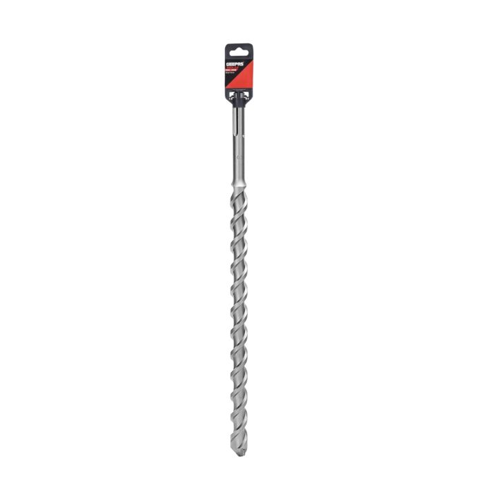 Geepas SDS Max Drilling Flute - Masonry Drill Bit Spiral Flute Rotary Masonry Drill | Ideal For Concrete, Wood & Other Soft Materials (D30xL570xWL200)