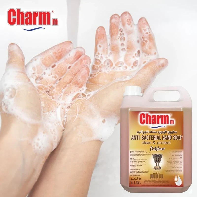 Charmm Antibacterial Hand Wash Bakhoor 5 Lt