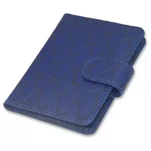 FIS Blue Polyurethane For Unisex - Card & ID Cases - FSNCEX16BLD1