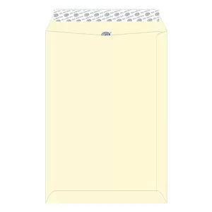 FIS Laid Paper Envelopes Peel & Seal, Pack of 50 Pcs. Camille Off White Color, C4 (324 x 229 mm), 100 GSM - FSEE1027PBOW50
