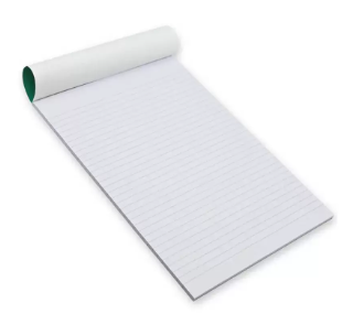 FIS Pack of 12 Writing Pad A4, 60 Sheets, Single Line -FSPDJA25-60