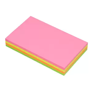 FIS Sticky Note, 4 Assorted Fluorescent Colours, Size 3 x 5 Inch, 200 Sheets, Quantity per Pack 6 - FSPO354C200