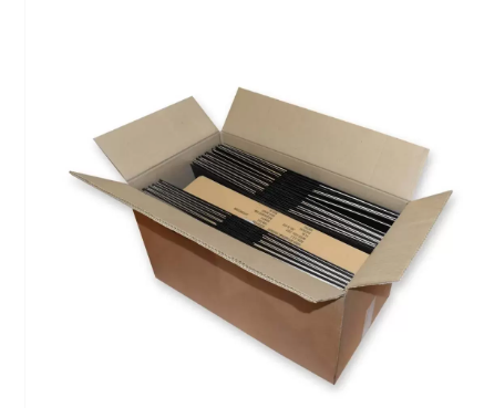 Pack of 50 Pieces Pieces Lever Arch File Folder With Slide-In Plate Black