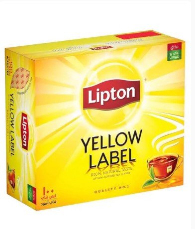 Lipton Yellow Label Black Classic Catering 100 Tea Bags