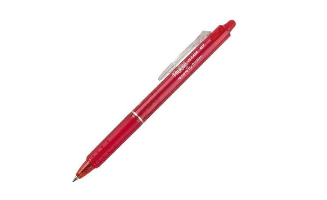 Pilot Frixion Clicker Rollerball Pen, 0.7 mm Tip - (12Pcs of Pack)