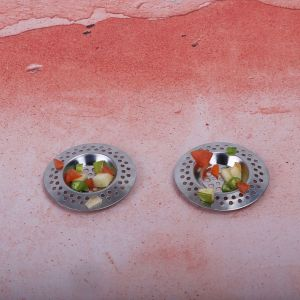 Royalford Kitchen Sink Strainer - Stainless Steel - Silver