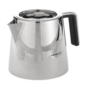 Korkmaz Vertex Tea Pot Set - Stainless Steel - Silver