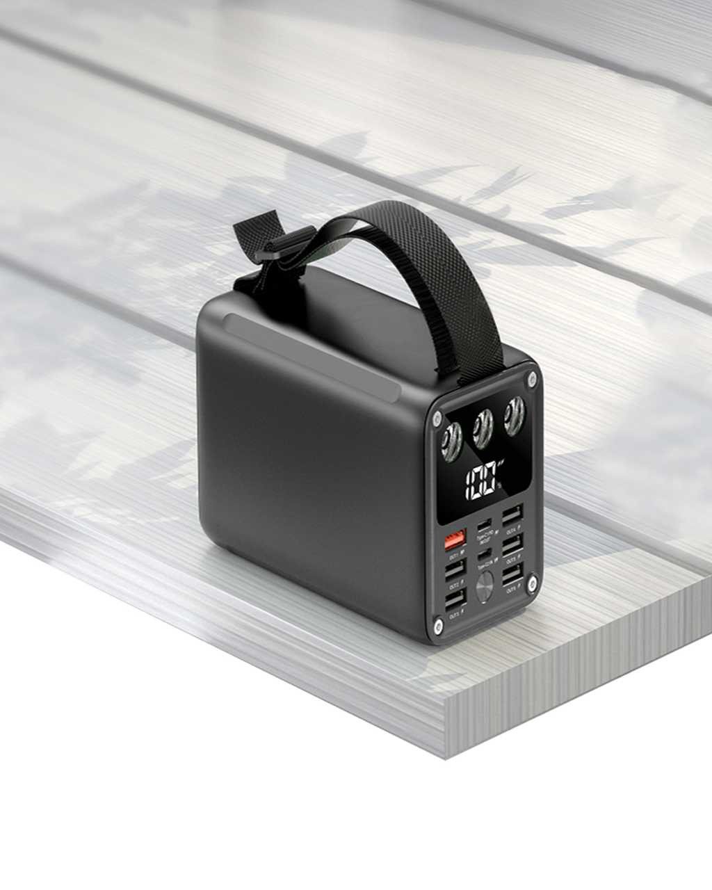 Green Lion Power Major Power Bank 60000mAh PD 20W USB 22.5W - Black