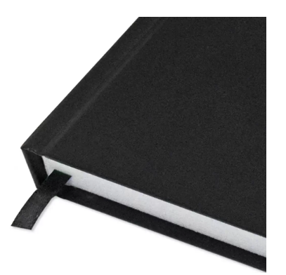 FIS 2024 Agenda Diary English Vinyl Hard Cover, Black - FSDI75EV24BK