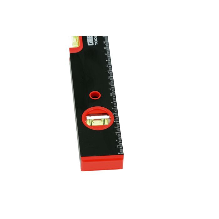 Geepas 16’’ Spirit Level - Small, Unbreakable Heavy-Duty Non-Magnetic Torpedo Level With 3 Level Bubbles - Shock Resistant - Pocket Size, Hanging Hole - Scaffold Level For Builders & Construction Site