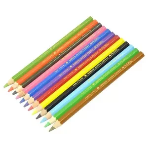 Adel Jumbo Color Pencils, Pack of 12 Colors - ALCK2119510100