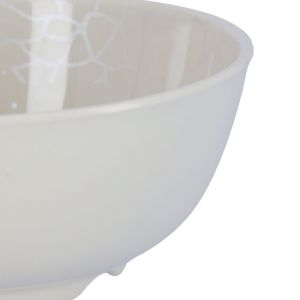 Royalford 6" Melamine Ware Bowl - Melamine - White