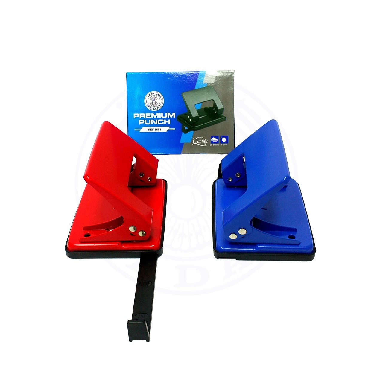 SADAF PREMIUM 2 HOLE PUNCH 8CM 20 SHEETS -PD-99