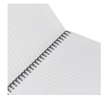 LIGHT Pack of 5 Spiral Hard Cover Note Book 100 Sheets Size 10X8 Inches (25.4 X 20.32 cm) - LINBS1081001311