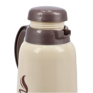 Royalford 1L Insulated Coffee Pot - Stainless Steel - Brown - 1000 ML