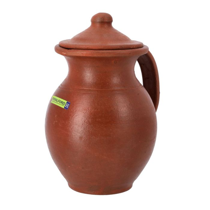 1.5L Jug, Handmade Clay Serveware, RF10593 | 100% Natural Clay | Non-Toxic, Eco-Friendly | Clay Jug For Water Or Drinks | Used For Serving Water