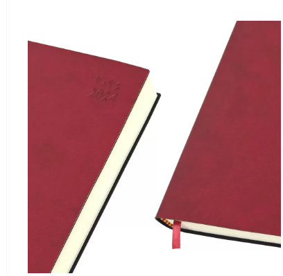 FIS Flexible Diary 2024 (Arabic/English) A5, Maroon - FSDI131AE24MR