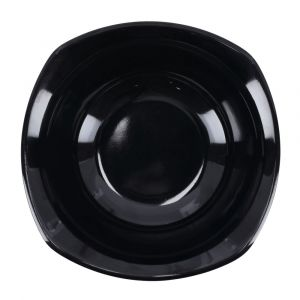 Royalford 7 Inch Melamine Ware Square Bowl - Melamine - Black