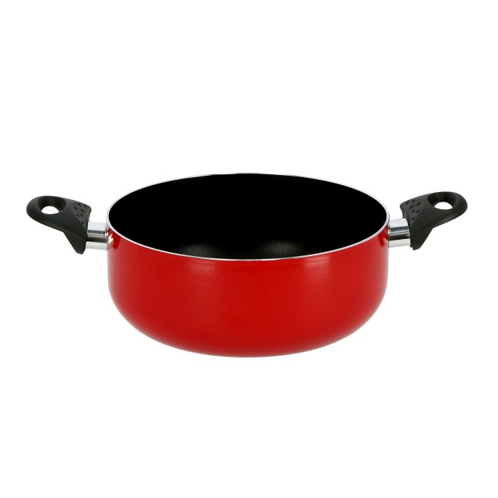 Royalford RF6441 Non-Stick Ceramic Casserole With Glass Lid 26 Cm- Durable Non-Stick Coating, High-Quality Construction With Comfortable Resistant Handle | Non-Stick Dish For Gas, Induction & Ceramic