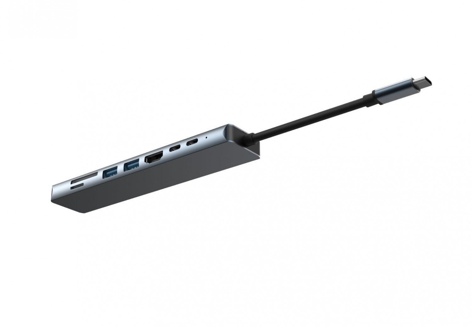 Green 12 in 1 USB-C Hub 4K - Gray