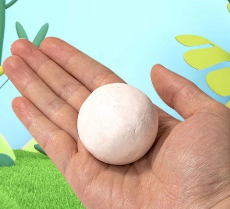 Deli Air Hardening Modelling Clay White 250gm