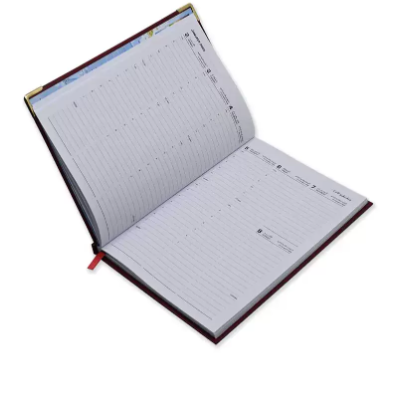 FIS A5 Diary 2023 (Arabic/English) (1-Week at a glance) Maroon - FSDI78AE23MR