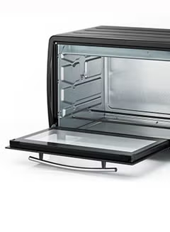 Electric Oven Multifunction With Double Glass And Rotisserie For Toasting/Baking/Broiling 45 L 1800 W TRO45RDG-B5 Black