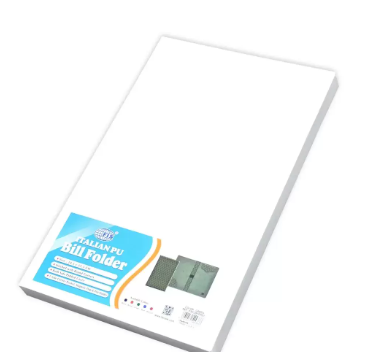 FIS Executive Bill Folder Green Color, Italian PU with Magnet Flap 150X245mm - FSCLBFGRD1