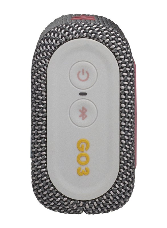JBL GO 3 Portable Waterproof Wireless Speaker - Gray