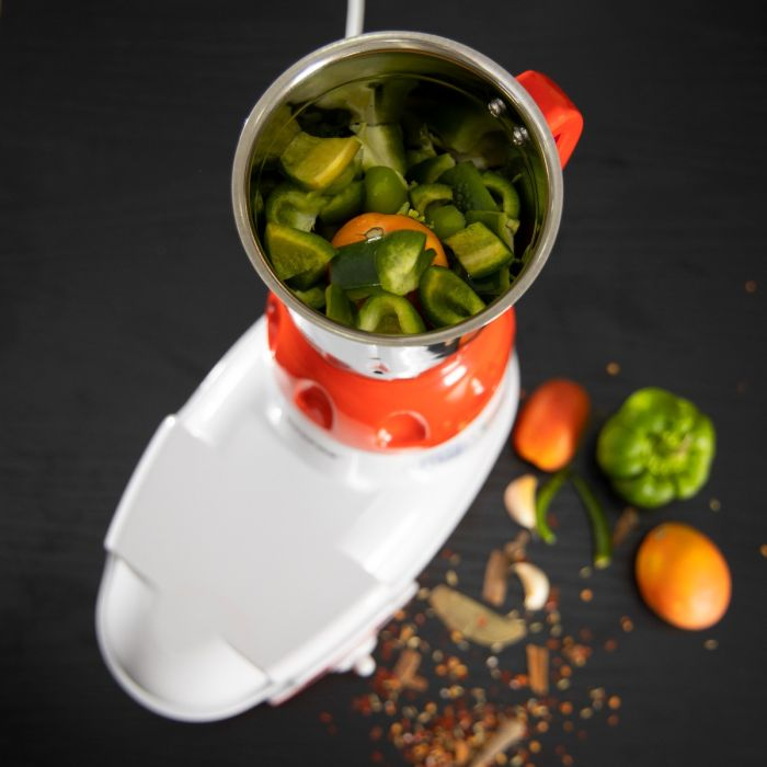 Geepas GSB5456 550W 2-In-1 Mixer Grinder - Stainless Steel Jars & Blades | 3 Speed | Perfect For Dry & Wet Fine Grinding Mixing Juicing | 2 Years Warranty