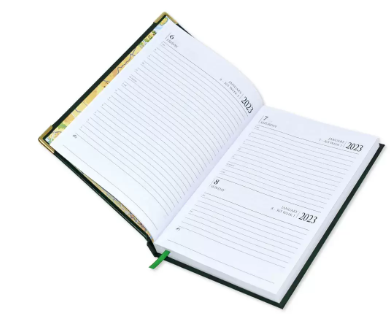 FIS Diary 2023 English (Saturday & Sunday Combined) A5, Maroon - FSDI92E23MR