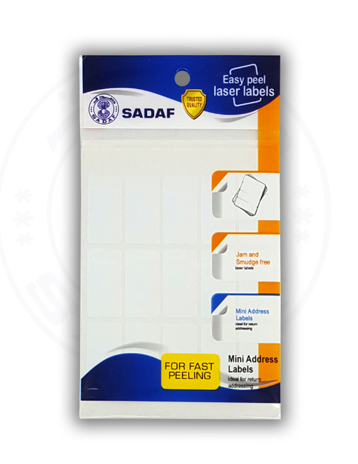 MULTIPURPOSE LABEL WHITE 19X38MM SIZE:11X15CM 10SHEETS/PKT