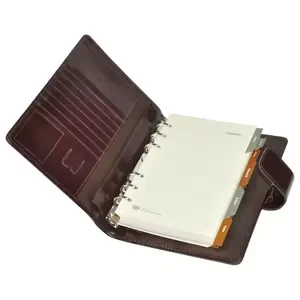 FIS Genuine Leather Planus Organizers, 110x170mm Size, Bordo Color - FSORLO6BO
