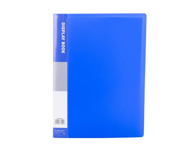 Deli Clear Book A4 Assorted Colors, 20 Pockets, E38145