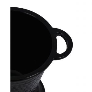 Royalford 6" Biza Bucket - Melamine - Black