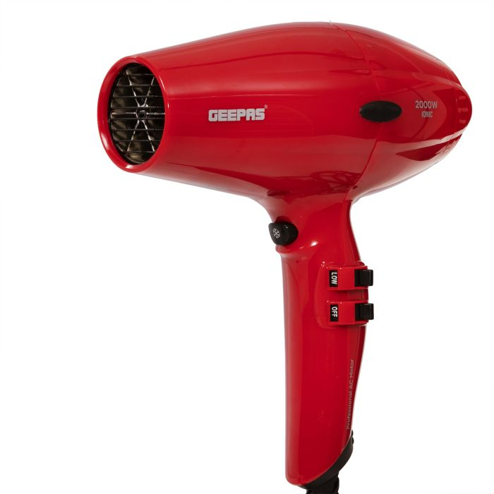 Geepas GHD86020UK 2000W Powerful Ionic Hair Dryer | 2-Speed & 3 Temperature Settings | Salon Quality With Cool Shot Function For Frizz Free Shine | Portable Elegant Professional Concentrator - 2 Years