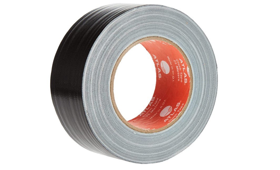 Atlas Cloth Tape 2"X25Meters (50Mm) Black