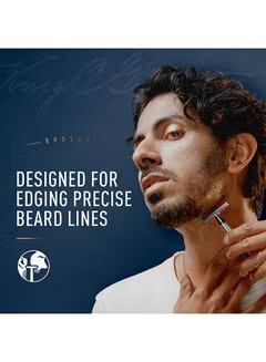 King C Double Edge Razor Blades With Platinum Coated Finish Pack of 10 Silver