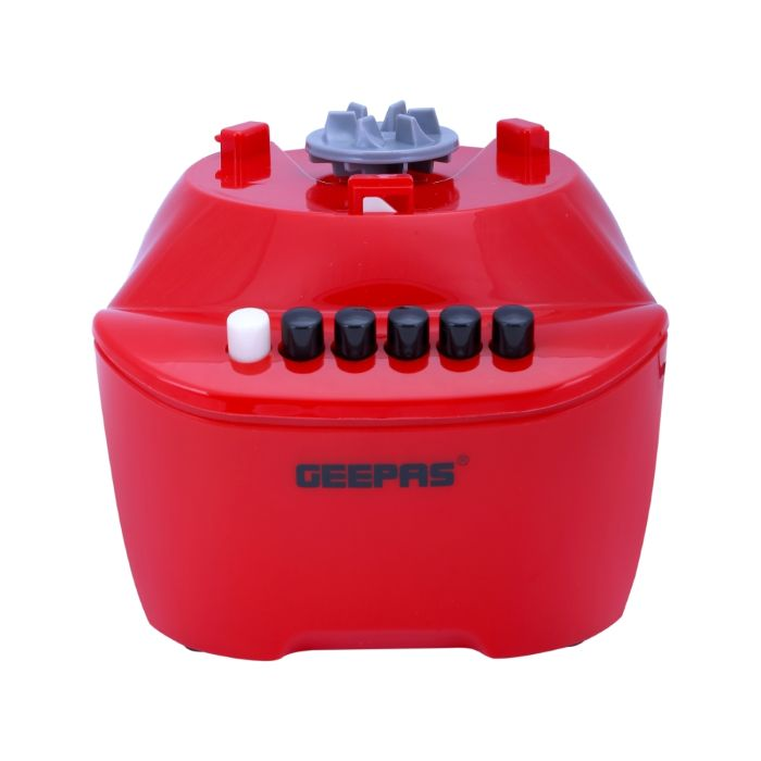 Geepas 400W 2 In 1 Multifunctional Blender | Stainless Steel Blades, 4 Speed Control With Pulse | 1.5L Jar, Overheat Protection| Ice Crusher, Chopper, Coffee Grinder & Smoothie Maker